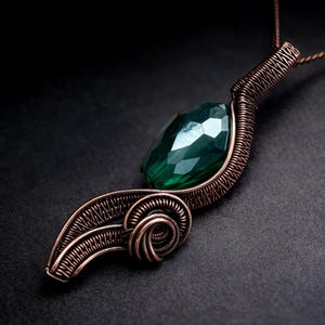 WireArtTutorials Lime Blume Anhänger, Wire Wrap Anleitung, Cabochon Fassungsmuster, DIY Schmuckherstellung, Weben, Flechten, Schritt für Schritt Kunst Bild 2