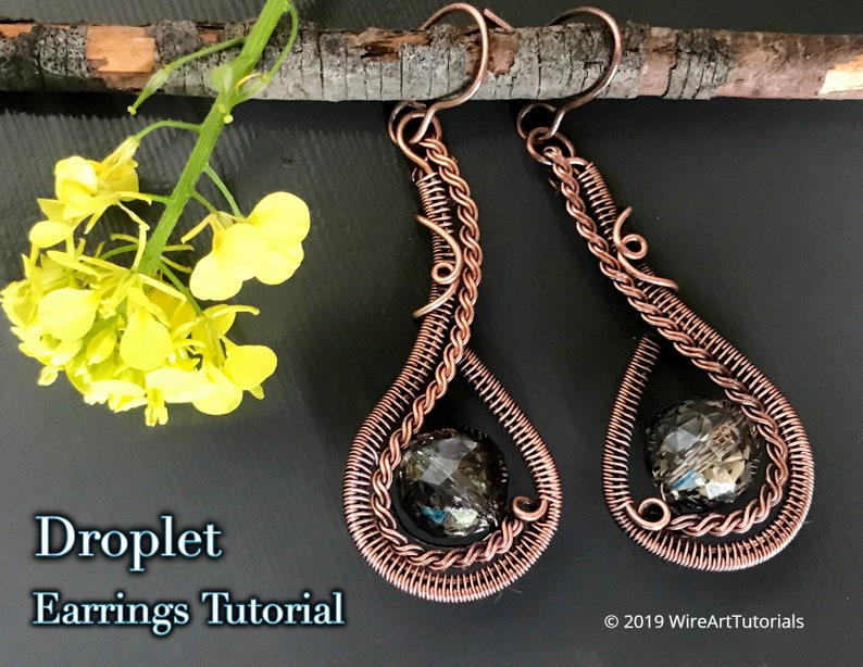 Wire Wrap Tutorialwire Wrapping Pattern Wirearttutorials Etsy