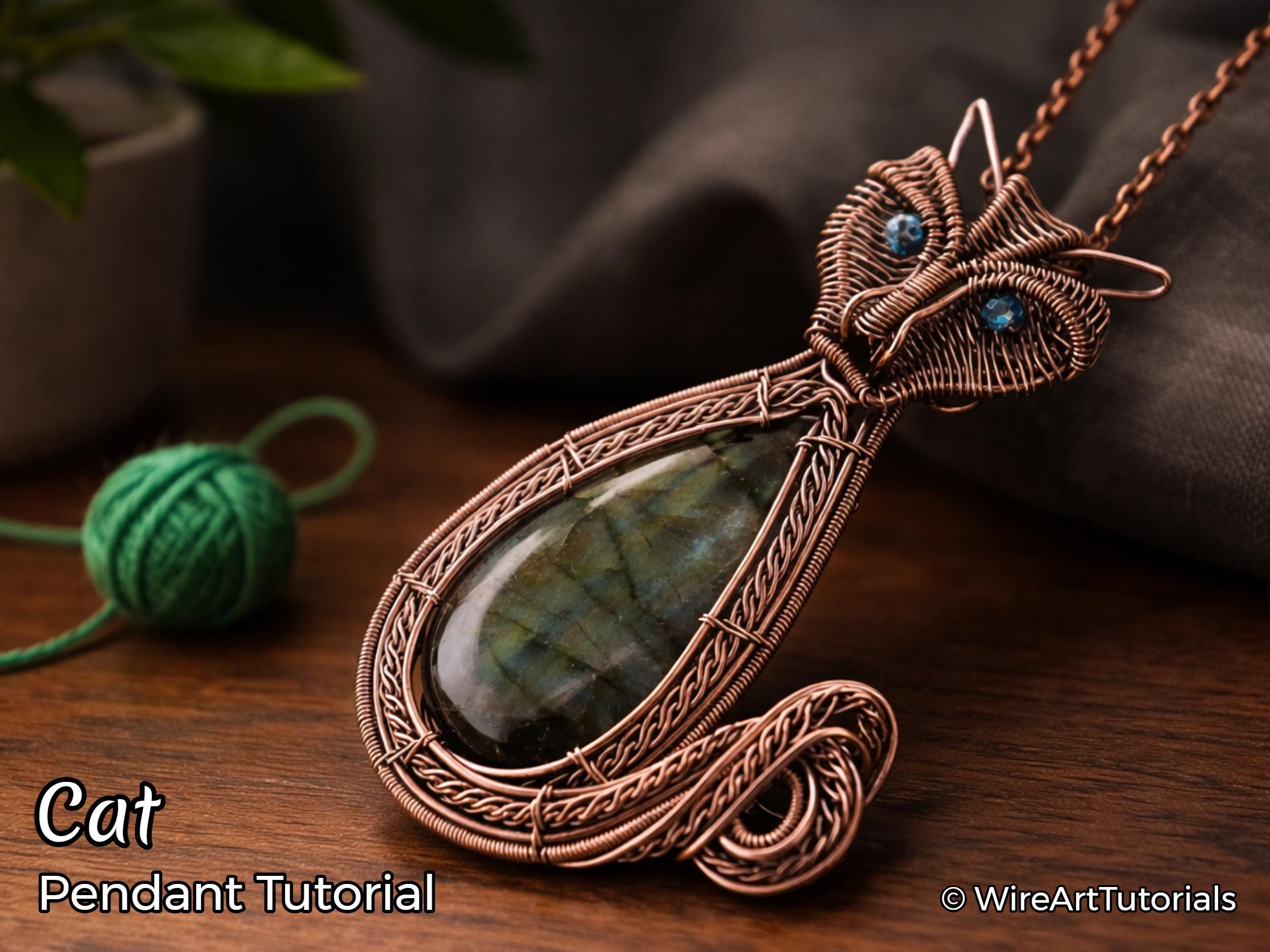 Wire Wrap Tutorial,wire Wrapping Pattern Wirearttutorials Cat Pendant ...