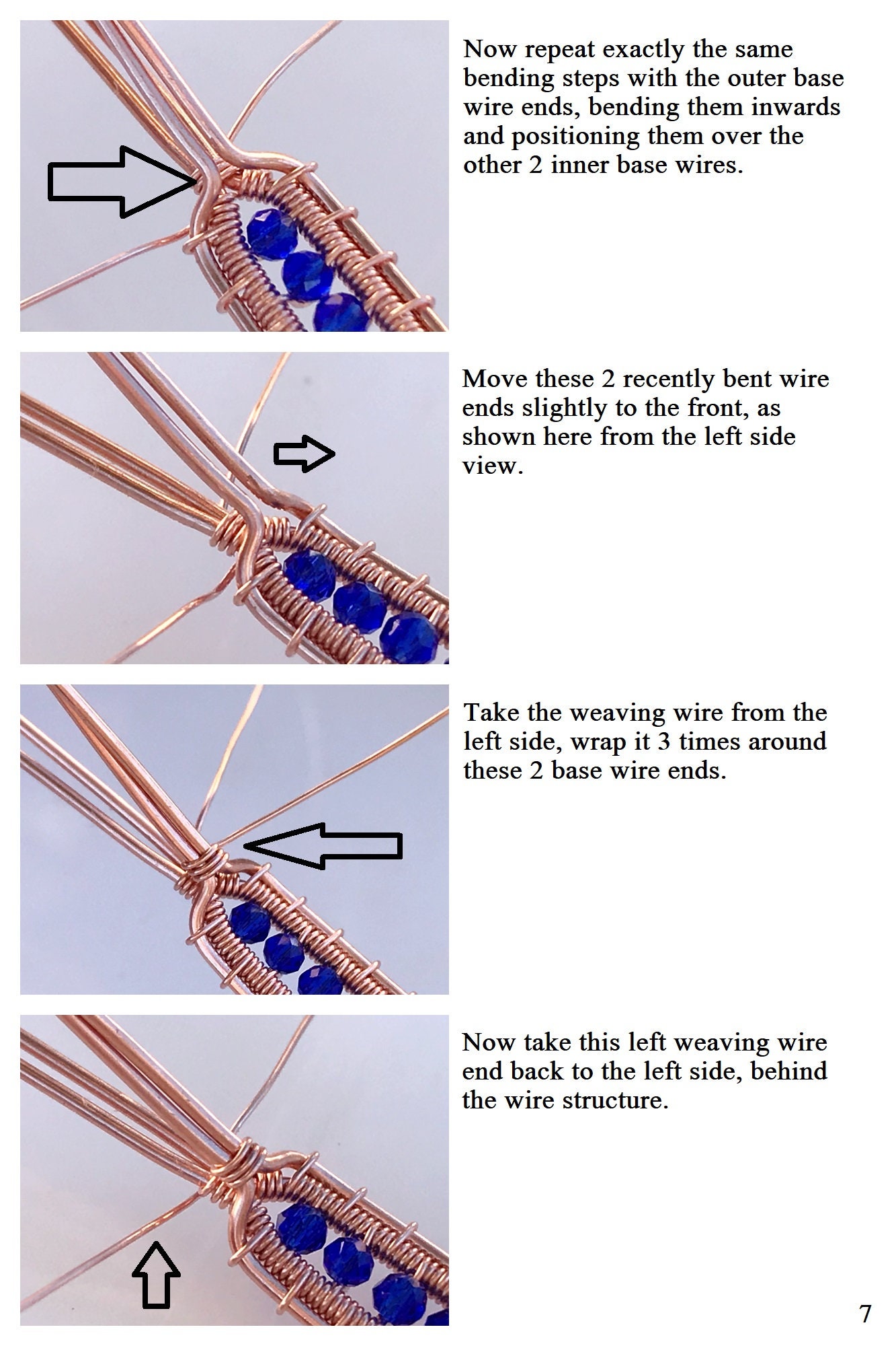 Wire Wrap Weaving Tutorial Pattern by Wirearttutorials Etsy