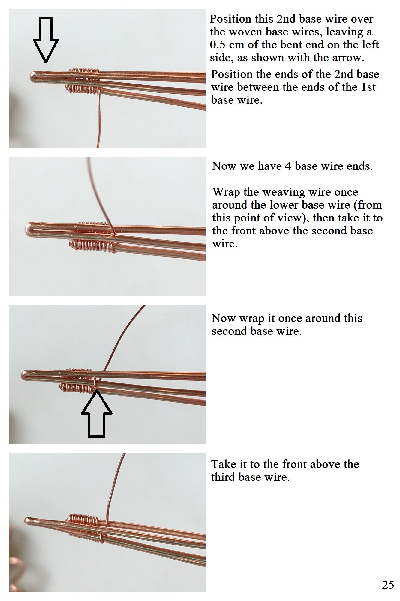 Wire wrap weaving tutorial pattern by WireArtTutorials: | Etsy