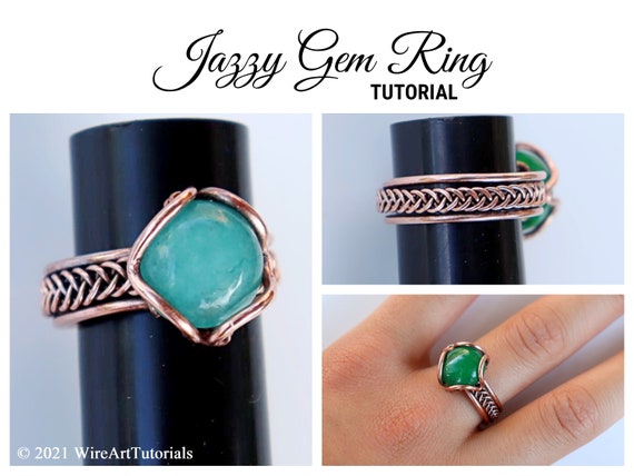 How to Make an Easy Scarf Ring / The Beading Gem