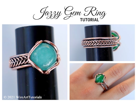 How to Make an Easy Scarf Ring / The Beading Gem