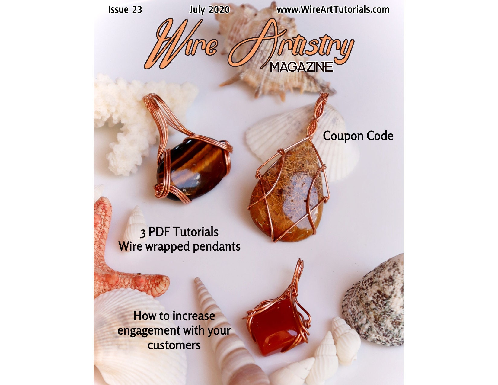 Wire Artistry Tutorial Magazine Issue 23 July Pdf Download 3 Wire Wrapped Pendant Tutorials Coupon Code Contest Article Wire Artistry Tutorial Magazine Issue 23 July Pdf Download 3 Wire Wrapped Pendant Tutorials Coupon Code Contest Article