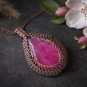 Wire wrap, weaving tutorial, pattern by WireArtTutorials: Graceful Weave pendant, DIY jewelry making, step by step craft design, gift idea image 2