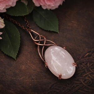 WireArtTutorials Celtic cabochon pendant tutorial,wire wrap pattern, DIY jewellery making, weaving, wrapping, wire art tutorials, craft idea image 2