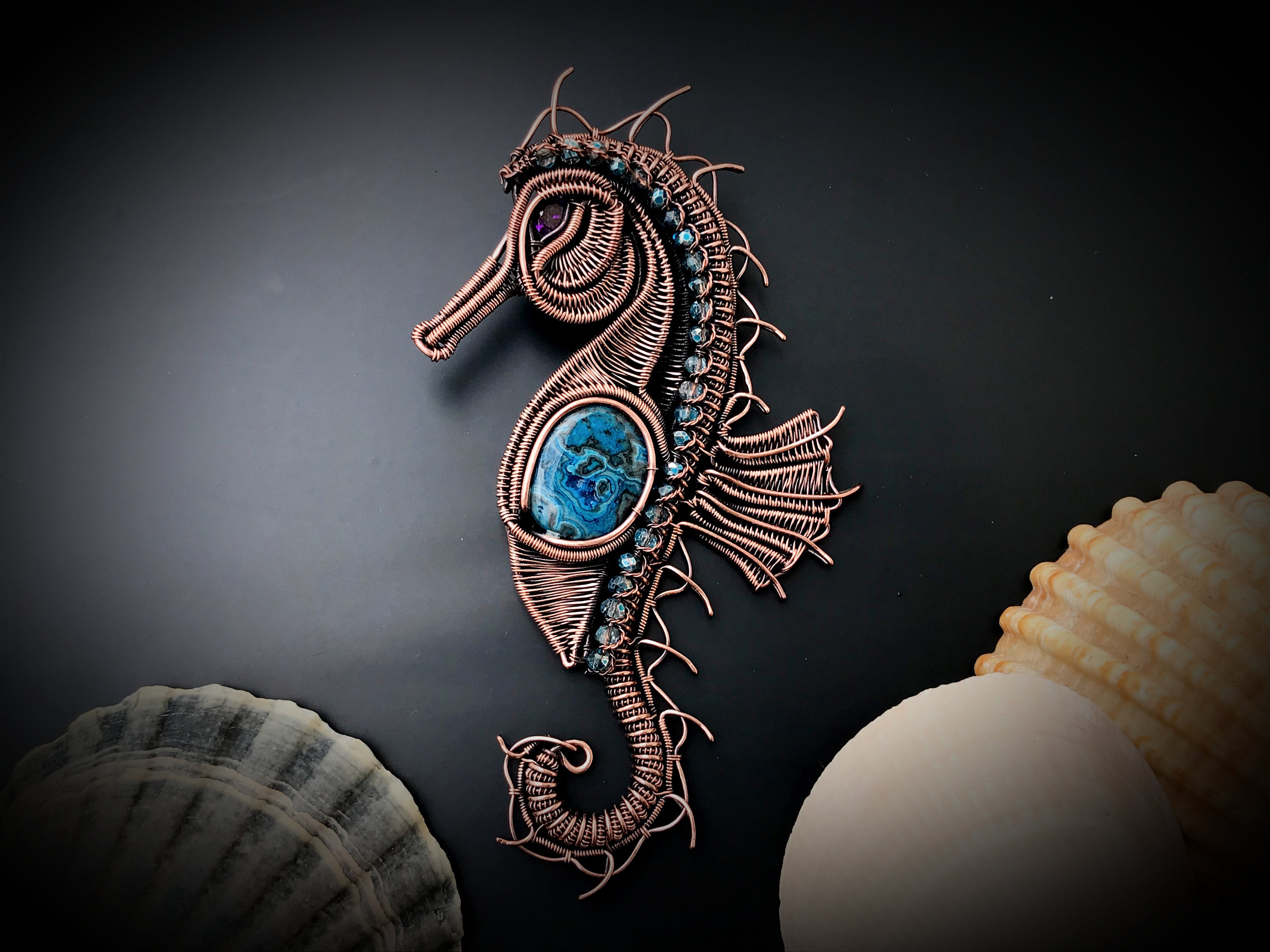 Wire weaving shop sculpture