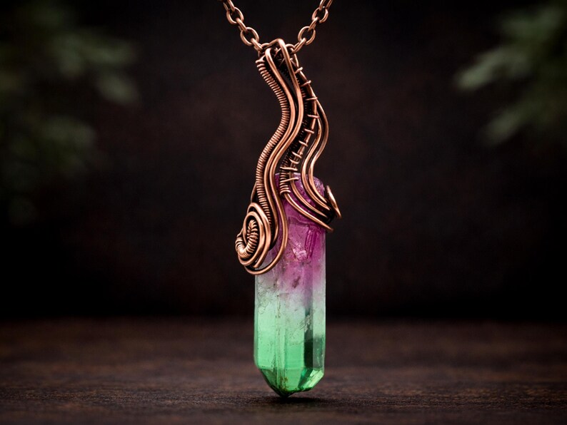 WireArtTutorials Arctic Treasure-hanger tutorial wire wrap, weefpatroon, doe-het-zelf sieraden maken, kristal setting, tutorials wire art afbeelding 2