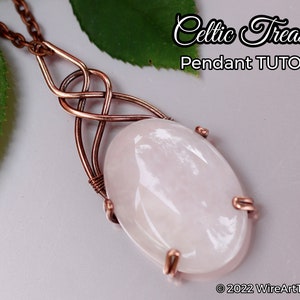 Tumbled Stones Tutorial, Wire Wrapped Tutorial, Freeform Stone Tutorial,  Wire Wrapped Pendant, Wire Stone Necklace, Jewelry Making Kit Craft  (Instant Download) …