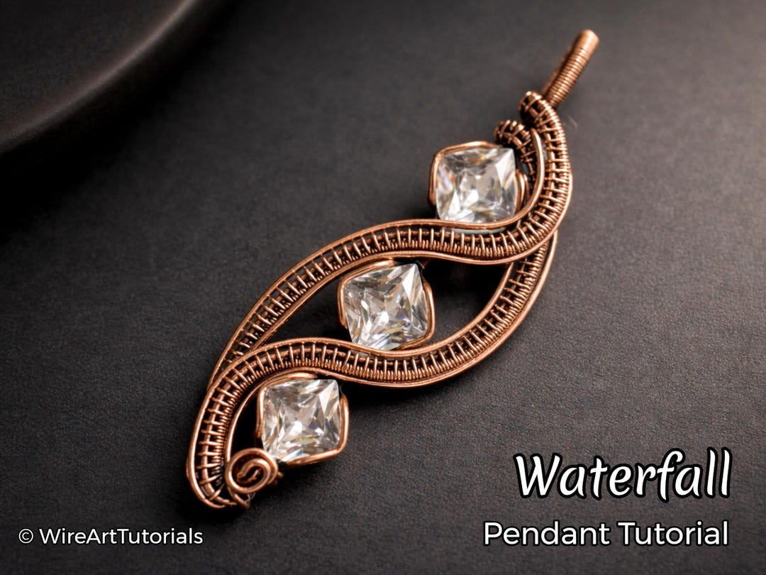 Wire Wrap Tutorial,wire Wrapping Pattern Wirearttutorials Waterfall ...