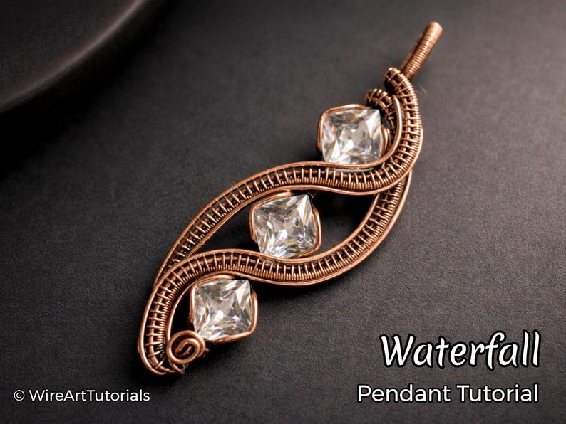 Wire Wrap Tutorial,wire Wrapping Pattern Wirearttutorials Waterfall ...
