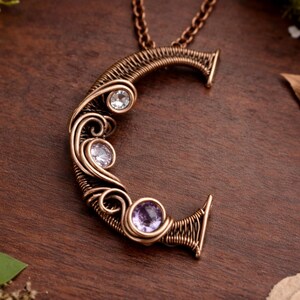 Tutorial de arte em arame para pingente com a letra C, padrão de tecelagem, joias DIY, confecção de joias com cristais, tecelagem, tutoriais de arte em arame imagem 2