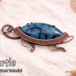 Wire wrap tutorial Turtle pendant,wire wrapping pattern WireArtTutorials,crystal DIY jewelry,jewelry making,wire weaving,wire art tutorials