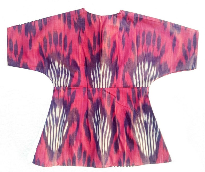 Girls Silk Adras Beautiful Handmade Multicolor Uzbek Robe Dress SALE WAS 149.00