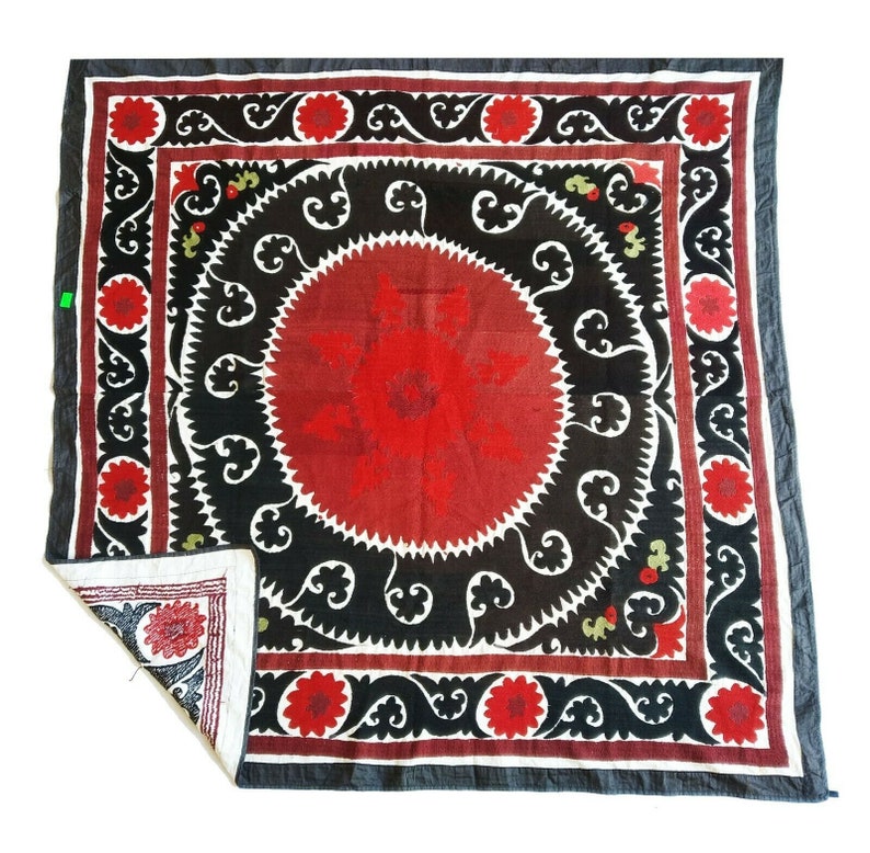 Uzbek Antique Wall Hanging Gift Vintage Hand Embroidery Suzani SALE WAS 349.00