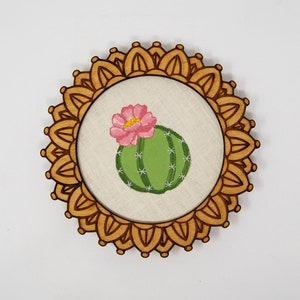 Wood Embroidery Hoop Frame Round/circle Decorative Display for