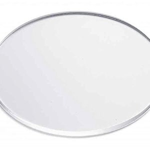 30 Laser Cut White Acrylic Blank Round Discs Smooth Edge