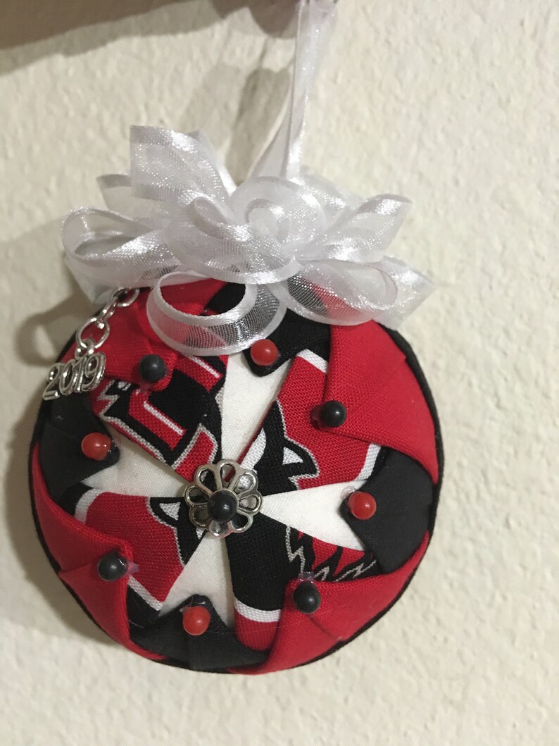 northern Illinois quilted ornament