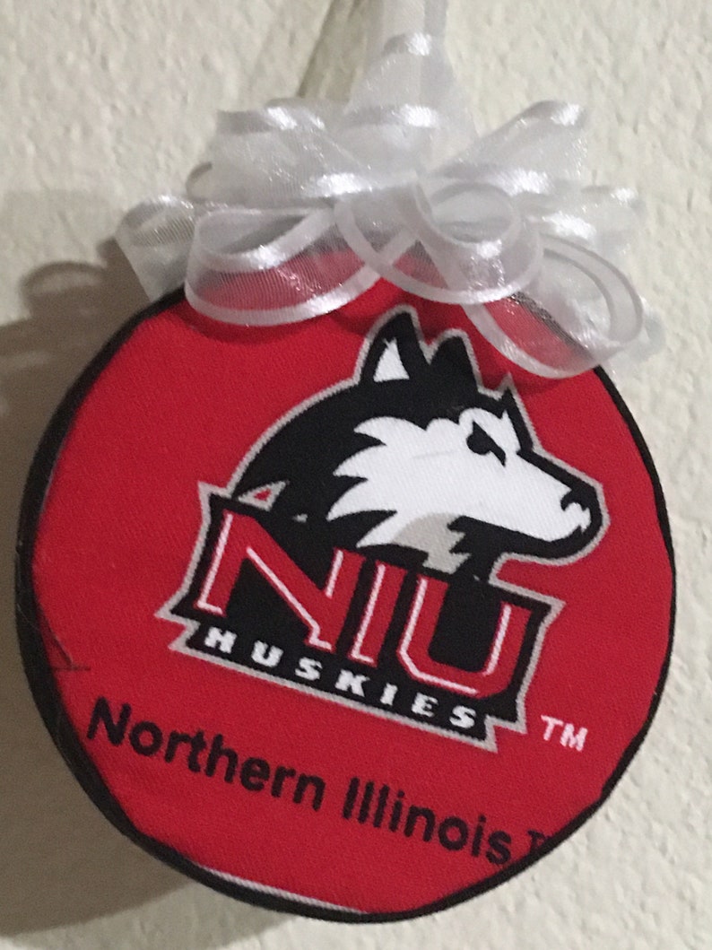 northern Illinois quilted ornament