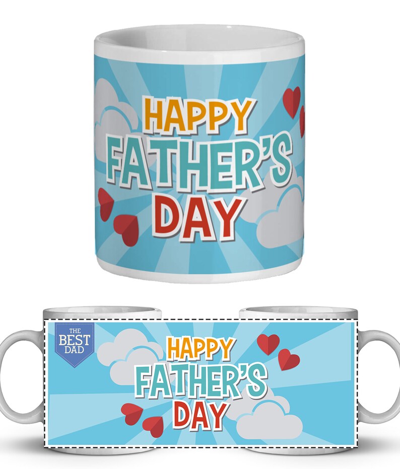 Father's Day Digital Mug Design Father's Day Etsy UK