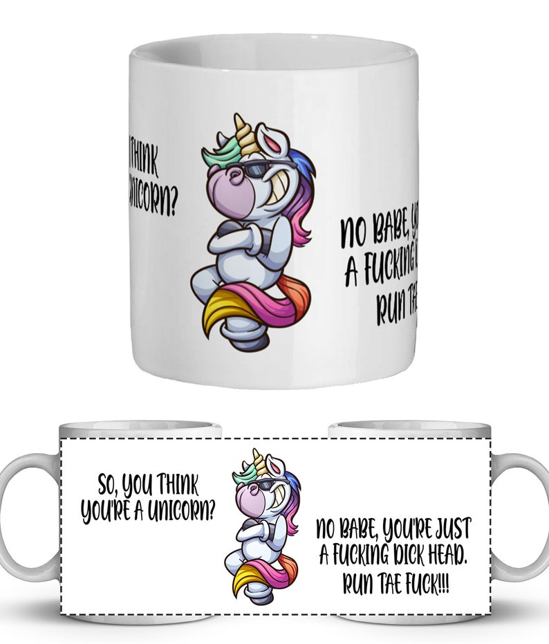 Download 4x Funny Unicorn Saying Sublimation Mug Design Mug Design ...