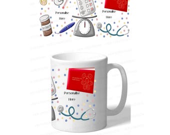 Health Visitor Gift- Personalised Ceramic Mug