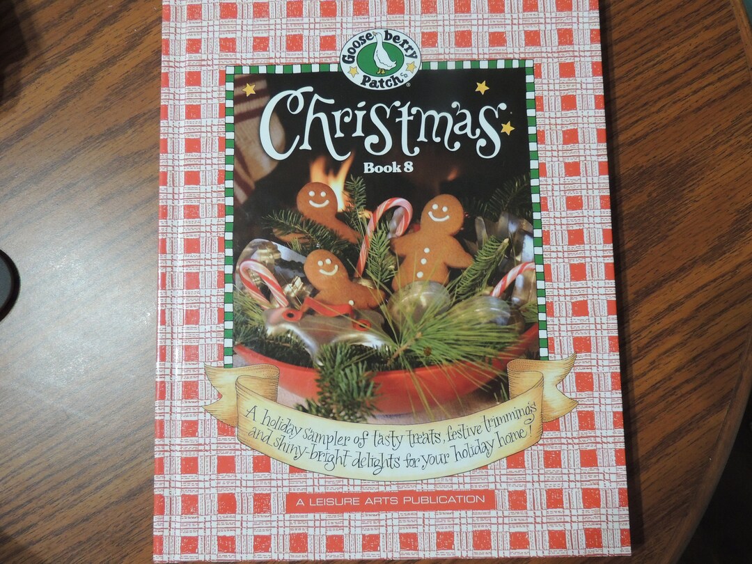 Gooseberry Patch Christmas Book 8 Hardback For Junk Journal Etsy