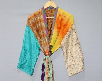 Women Handmade Softly Patchwork Jacket,| KIM+ONO Silk Collection - handcrafted gifts for Bride, Bridesmaids & Birthdays
