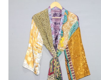 Japanese Kimono  Shower Robe  Summer Dress  Beach Kimono Dress  Plus Size Kimono  RK-726