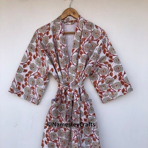 Cotton Handmade Kantha Jacket, Patchwork Womens Clothing Quilted Reversible Coat Kimono Indian Hand Printed Vintage Boho Vest Christmas Gift