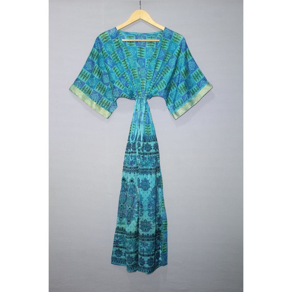 Ladies Cotton Blend Lightweight Dressing Gown Holiday Womens Robe Kimono  Wrap UK | eBay