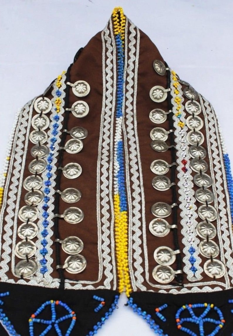 Indian Handcrafted Antique Belt,Afghani Belly Dance Belt,Tribal Banjara Belt,Hand embroidered Waist Belt 1960s Ba43