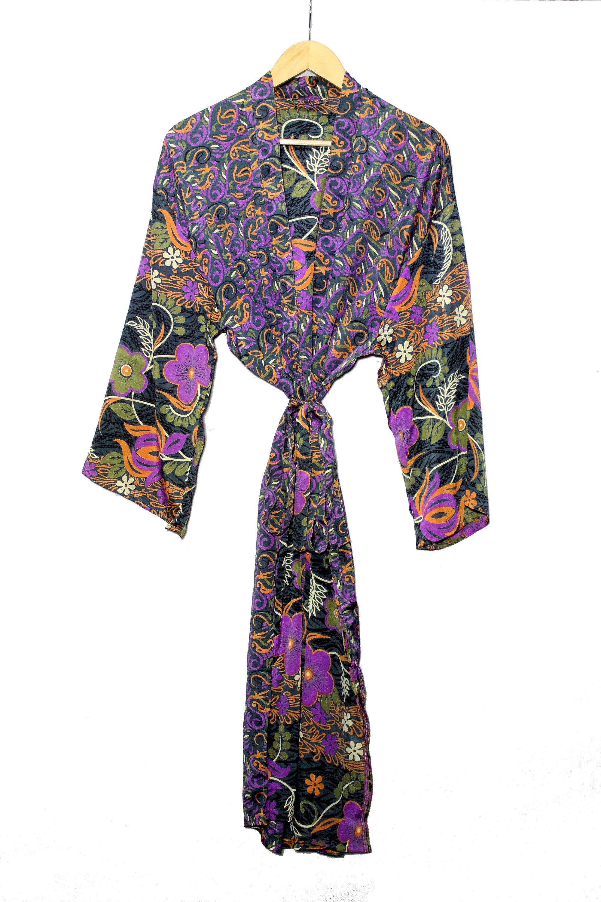 silk sari kimono