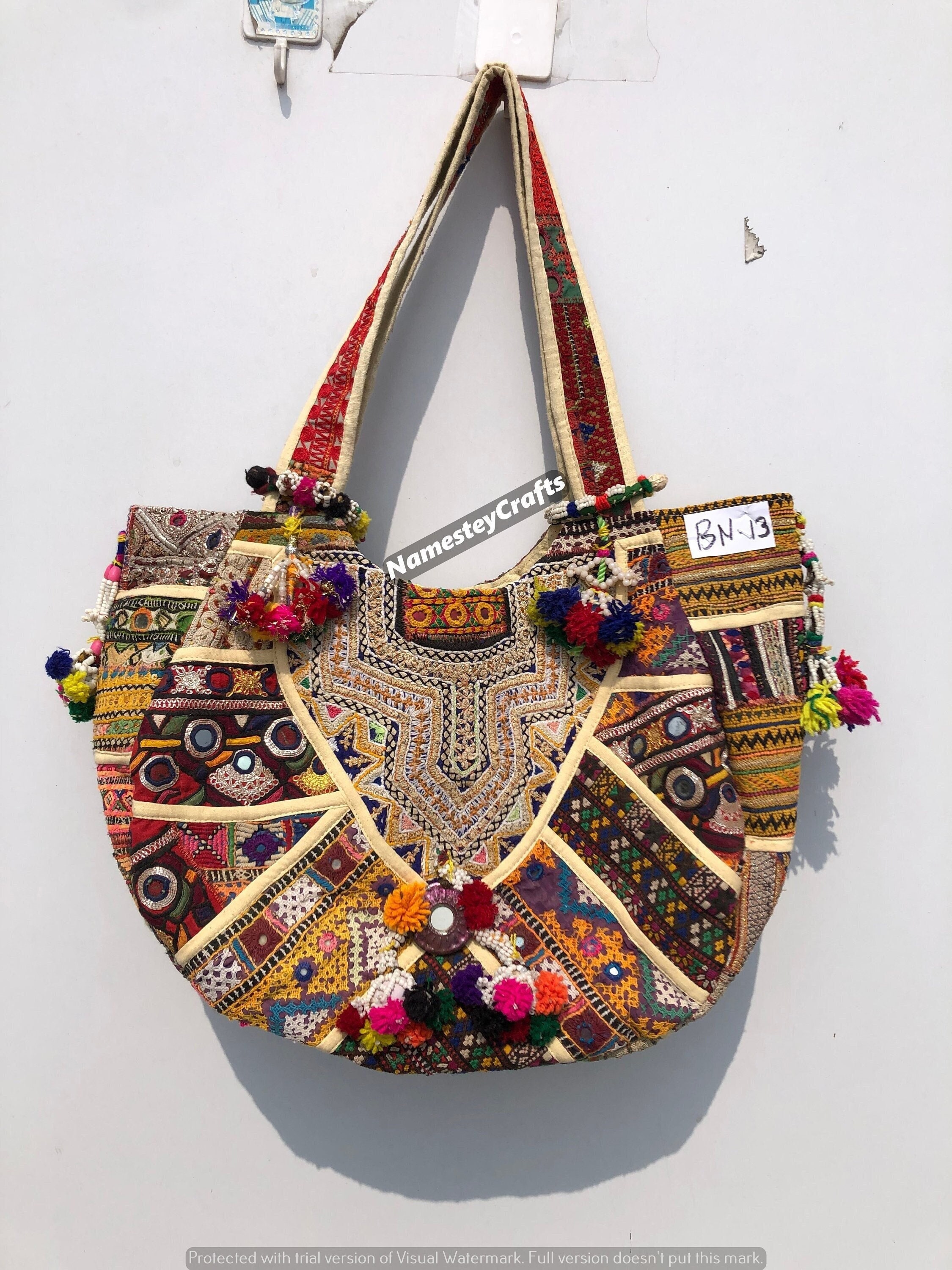 Shoulder Bag Handmade Banjara Tote Bag Vintage Embroidery Bag Wholesale Lot  10 | eBay
