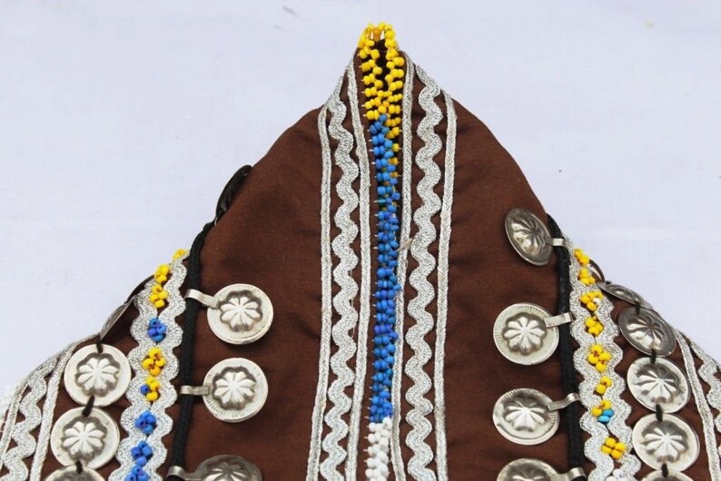 Indian Handcrafted Antique Belt,Afghani Belly Dance Belt,Tribal Banjara Belt,Hand embroidered Waist Belt 1960s Ba43