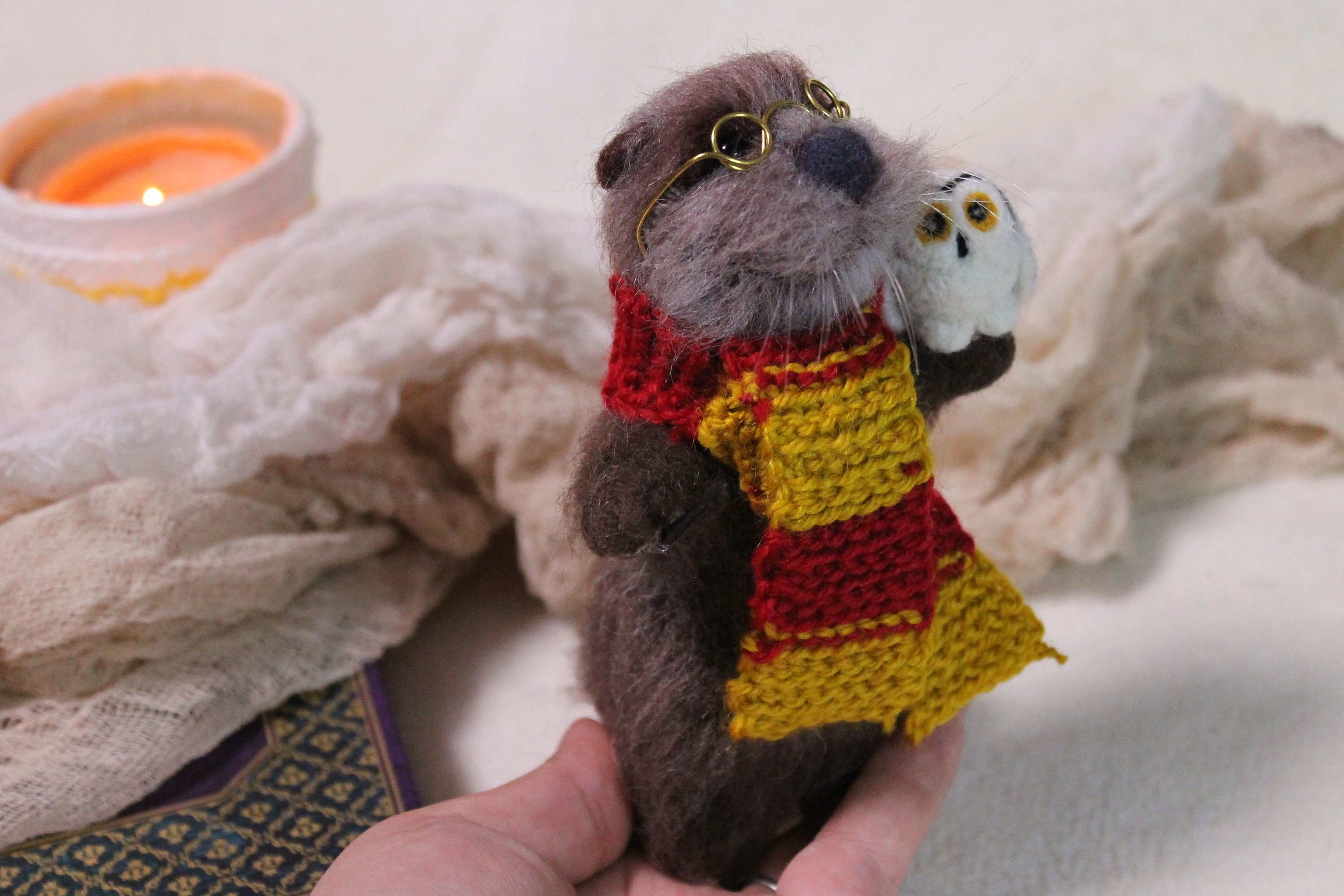 CUSTOM gefilzt glücklich Otter Spielzeug Harry Otter Figur | Etsy