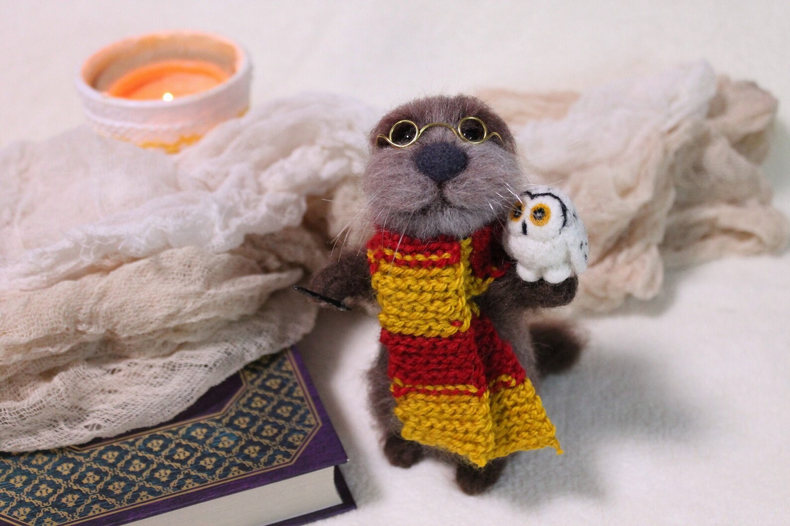 CUSTOM gefilzt glücklich Otter Spielzeug Harry Otter Figur | Etsy