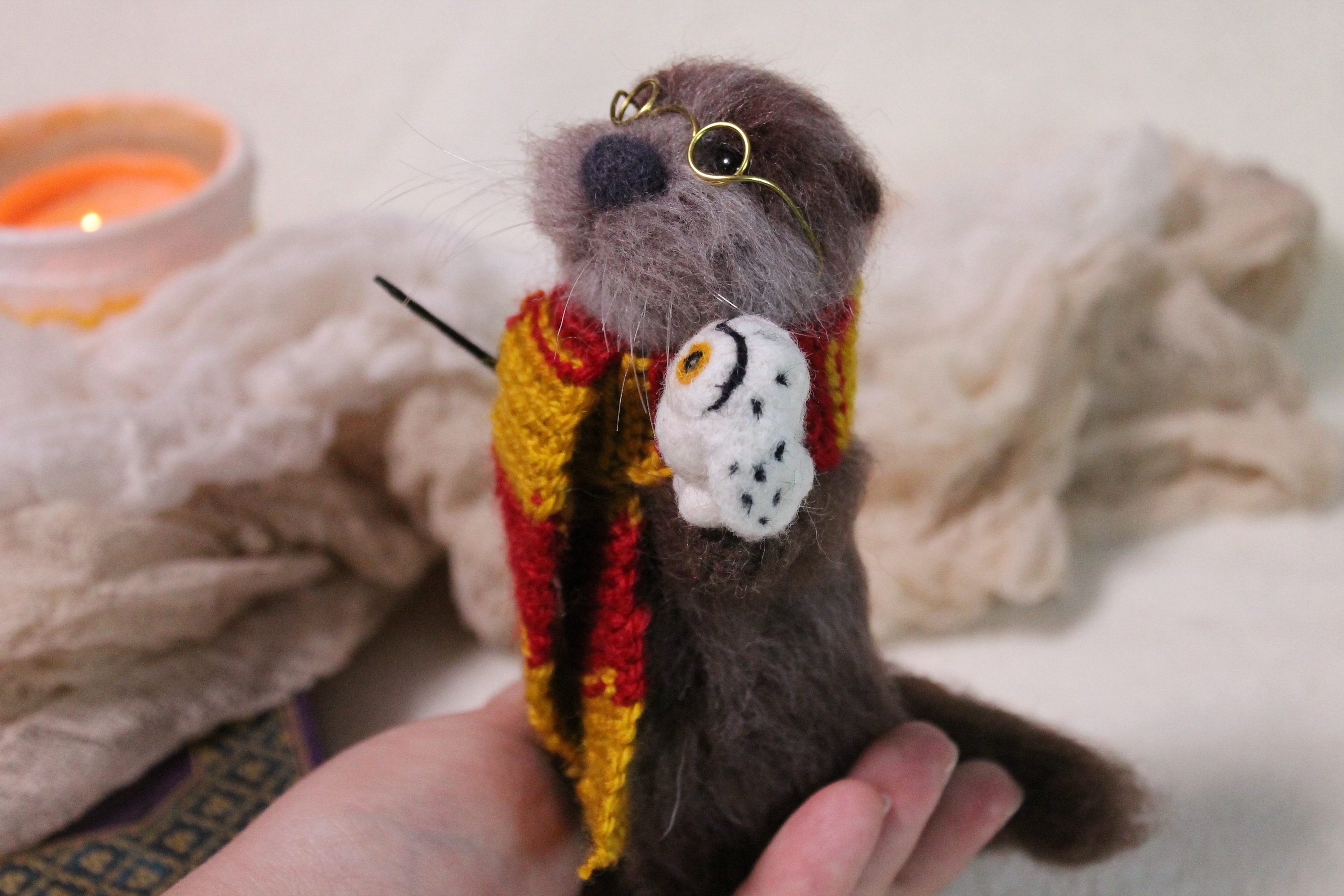 CUSTOM gefilzt glücklich Otter Spielzeug Harry Otter Figur | Etsy