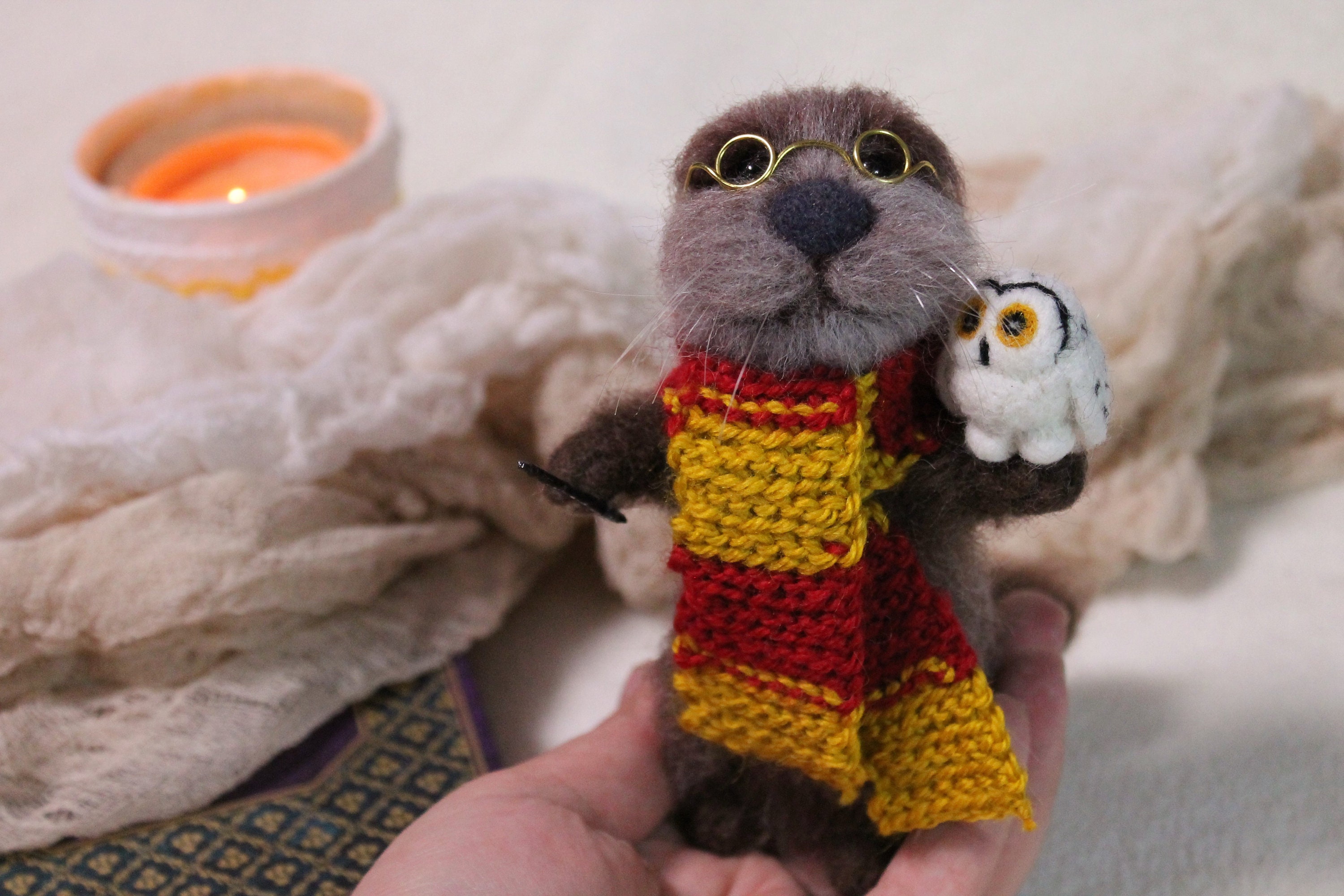 CUSTOM gefilzt glücklich Otter Spielzeug Harry Otter Figur | Etsy