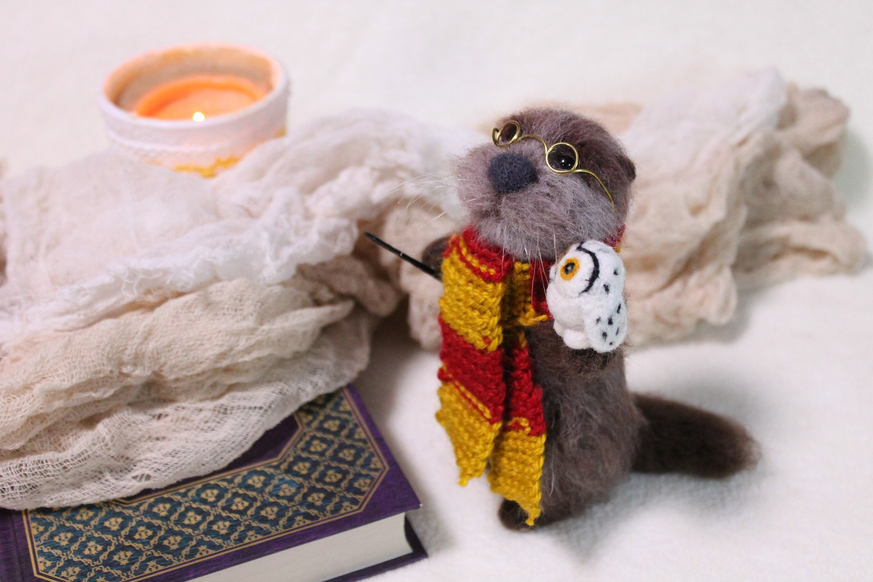 CUSTOM gefilzt glücklich Otter Spielzeug Harry Otter Figur | Etsy