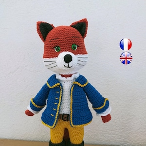 Fox crochet pattern - fox pdf pattern - fox amigurumi - pattern fox amigurumi - fox crochet pattern - pdf fox crochet pattern