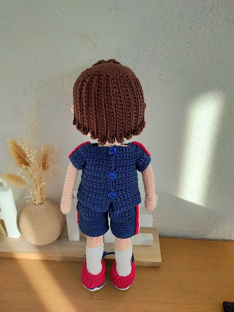 Patron footballeur amigurumi footballeur crochet benjamin footballeur au crochet patron Benjamin au crochet crochet soccer pattern image 4