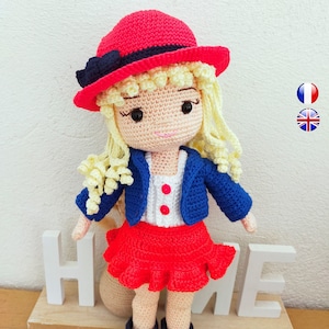 ERINA-Puppenmuster - Amigurumi-Puppe pdf - ERINA-Häkelpuppenmuster - Erina-Puppe - Häkelpuppenmuster - Häkelmütze-Muster -