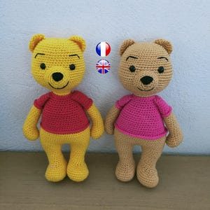 Bear crochet pattern - bear amigurumi pattern - Oscar bear pattern - small bear crochet pattern - bear crochet pattern - oscar bear pdf