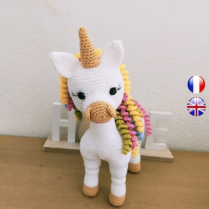 wzór na szydełkowego jednorożca - szydełkowy jednorożec pdf - wzór na jednorożca amigurumi - szydełkowy jednorożec pdf - amigurumi jednorożec - szydełkowy jednorożec pdf