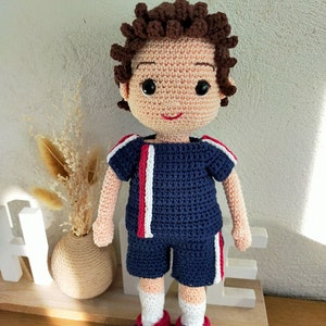 Patron footballeur amigurumi footballeur crochet benjamin footballeur au crochet patron Benjamin au crochet crochet soccer pattern image 5