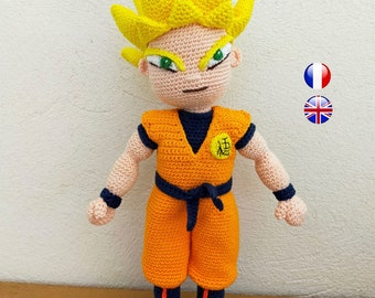 Patron manga amigurumi - manga au crochet - manga pdf - manga crochet pattern - amigurumi boy pattern -