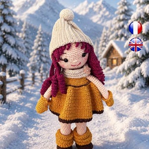 doll crochet pattern - doll amigurumi pattern - amigurumi doll crochet pattern - LEA doll pattern - amigurumi doll pdf pattern