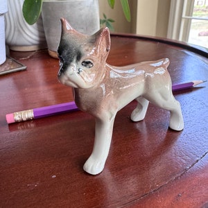 boxer dog figurine