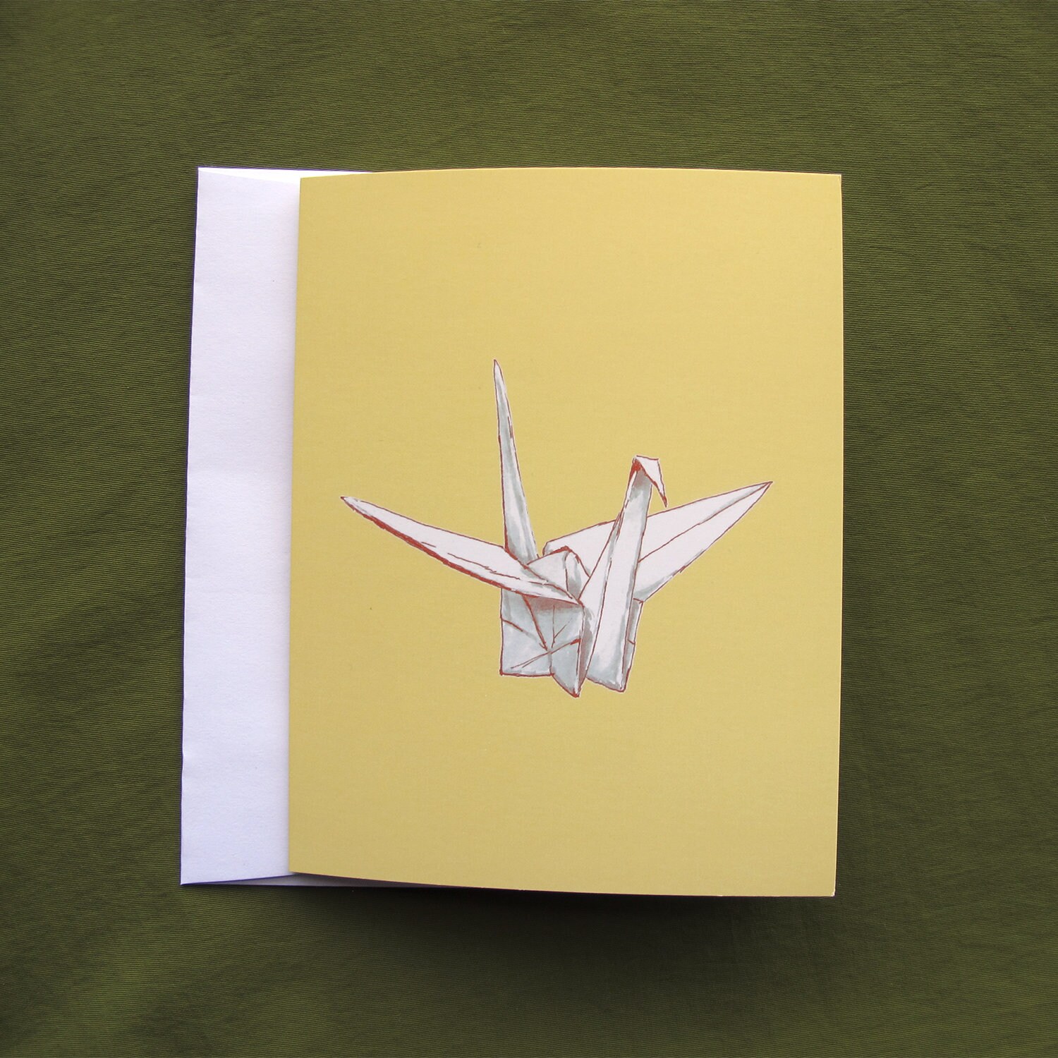 Paper Crane Card Boxed Set Origami Crane Art Stationery Gift Etsy UK